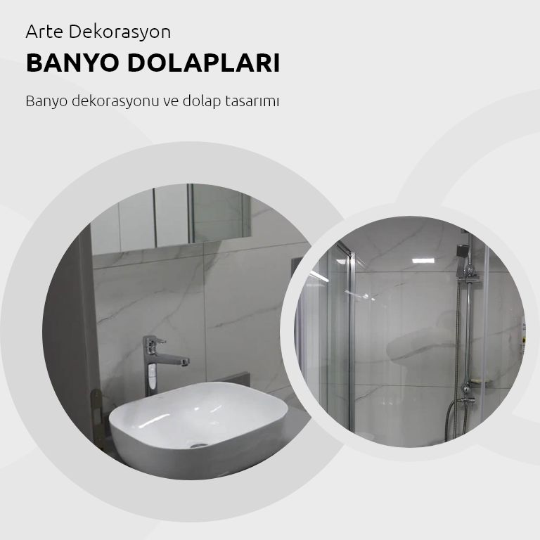 Mutfak dolapları ve dekorasyon çalışmaları