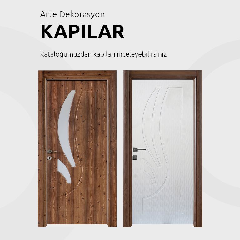Arte membran melamein lake kapı çeşitleri